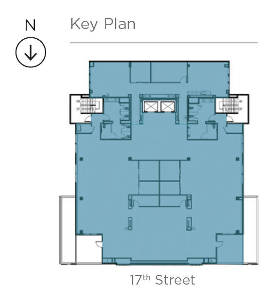 Key plan for Suite 400